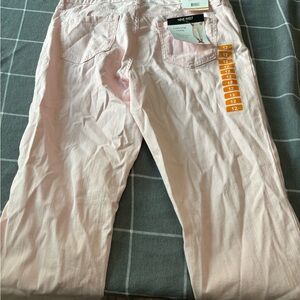 Nine West Pink Ankle Cropped Jeans